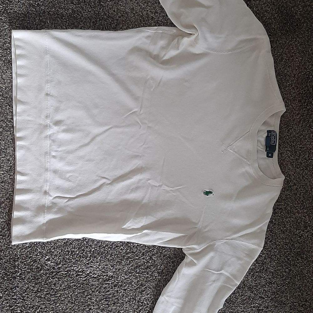 White Sweater Ralph Lauren